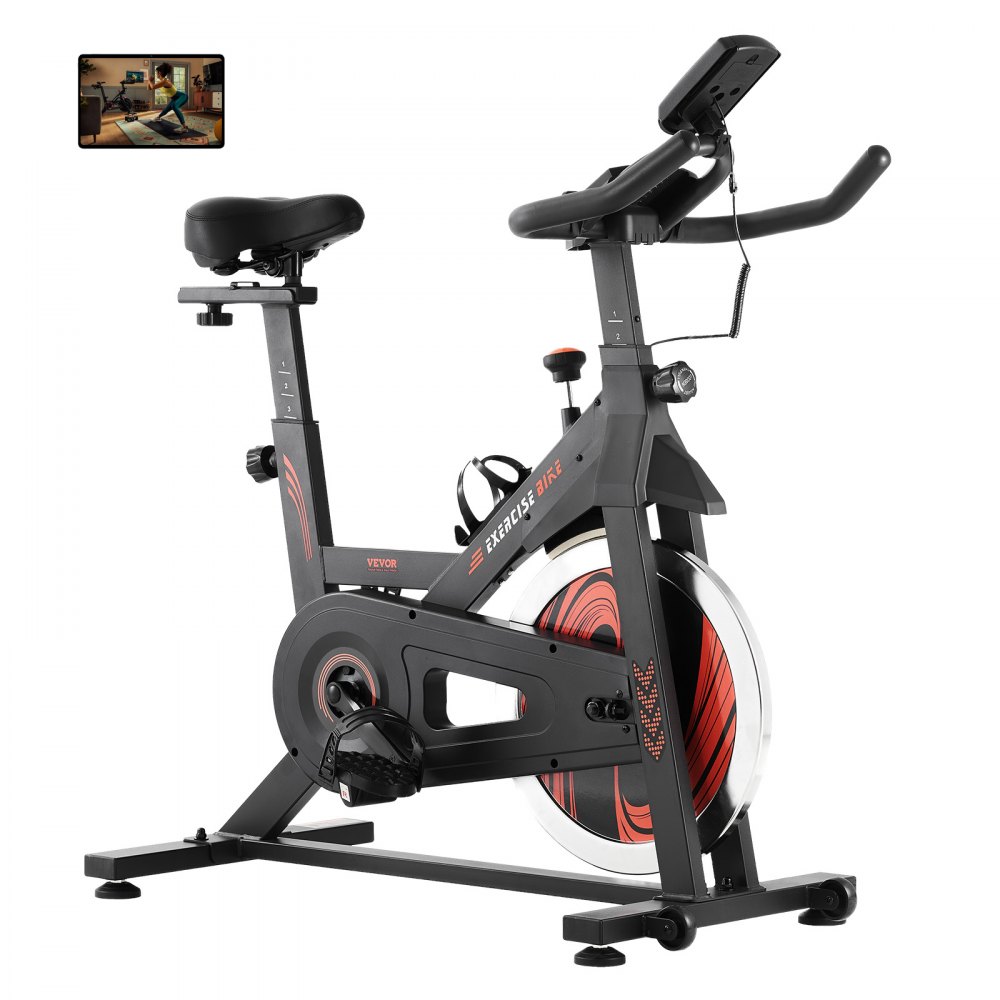 VEVOR Exercise Bike Magnetic Resistance Stationary Bike Indoor Cycling Bike - LSJSCMCSXDJPO87KCV9