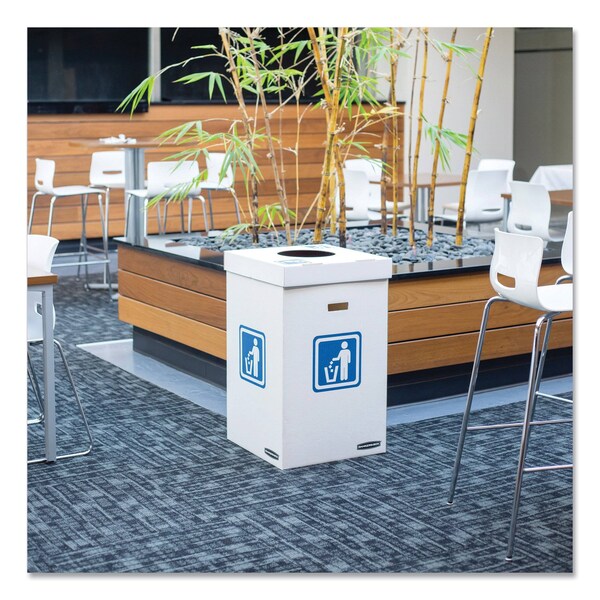 Bankers Box 42 gal Recycling Bin, Corrugated Cardboard - 7320101