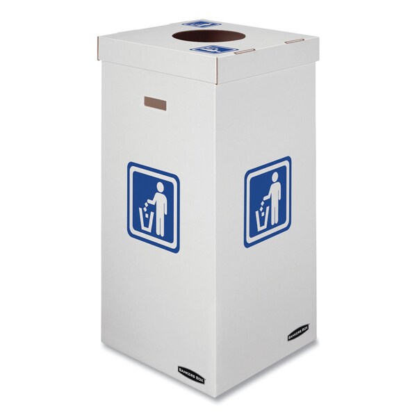 Bankers Box 50 gal Recycling Bin, Corrugated Cardboard - 7320201