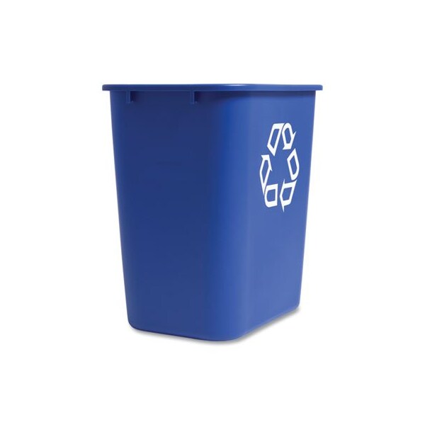 Coastwide OPEN TOP INDOOR RECYCLING CONTAINER, PLASTIC, 7 GAL, BLUE - 266429