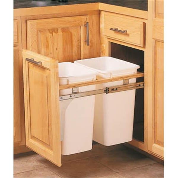 Kv KV FEPDMTM15 2 35 WH 2 bins Gourmet Top Mount Bin - FEPDMTM15 2 35 WH