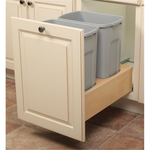 Sticky Situation Waste Bins - White - 11.81 x 19.25 in. - ST2981445