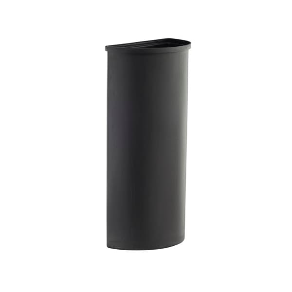 Safco Half-Round Recycling Bin, Plastic - 9651