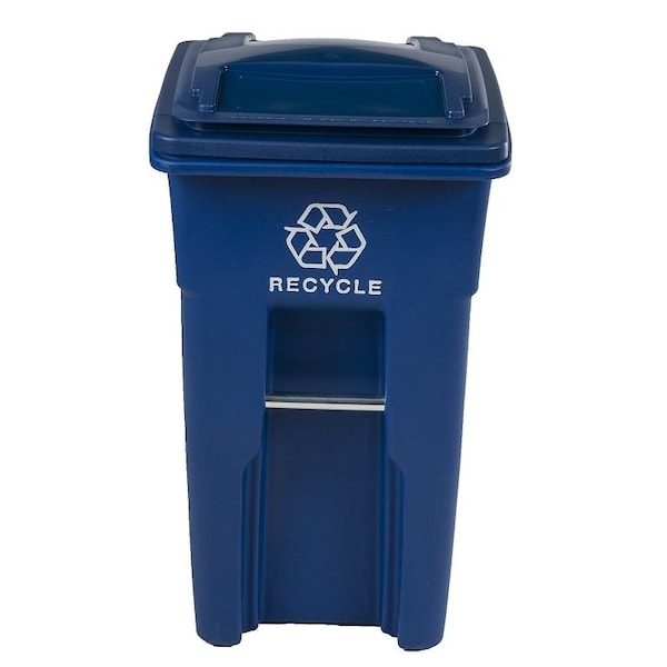 Toter CAN RECYCLE 2 WHEEL BLUE 32GA - 79232-R2705