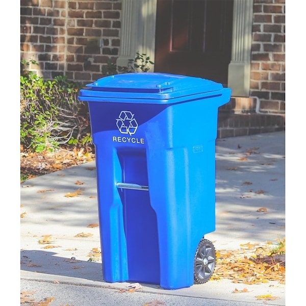Toter CAN RECYCLE 2 WHEEL BLUE 32GA - 79232-R2705