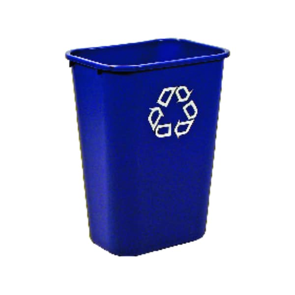 Rubbermaid Rubbermaid 10 gal Blue Plastic Recycling Bin - 295773 BLUE