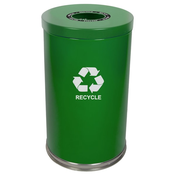 Witt Industries 23 gal Round Green, Metal - 18RTGN-1H