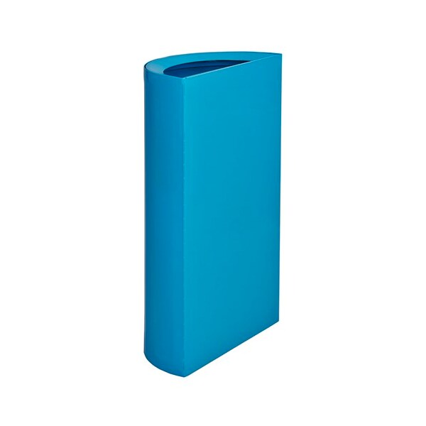 Safco Half-Round Recycling Bin - 9447BU