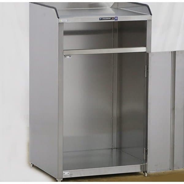 Lakeside 35 gal Recycling Bin, Stainless Steel - 4310