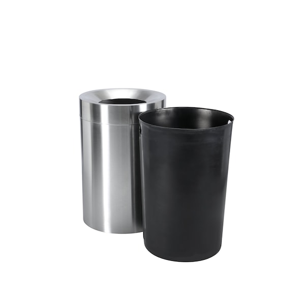 Alpine Industries 50 Gal. Rigid Plastic Waterproof Insert Liner With Handles For Round Indoor Trash Can. - ALP475-50-L