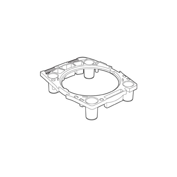 Rubbermaid Commercial Rim Caddy, 26-1/2"x32-1/2"x6-3/4", Yellow - RCP9W8700YW