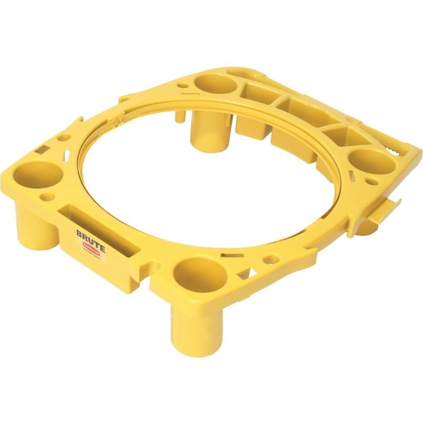 Rubbermaid Commercial Rim Caddy, 26-1/2"x32-1/2"x6-3/4", Yellow - RCP9W8700YW