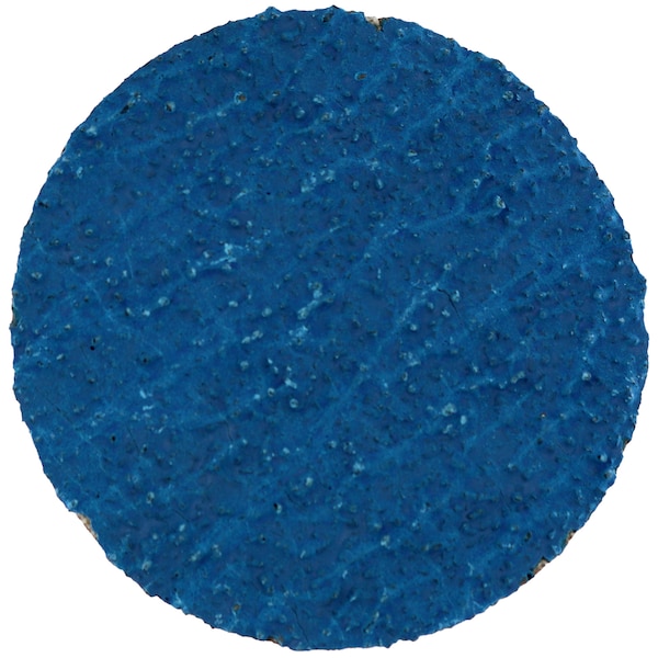 Discos de lijado con respaldo de tela de 3" de Shark Industries 36 Grit Zirconia Rolock - Paquete de 25 - 44226