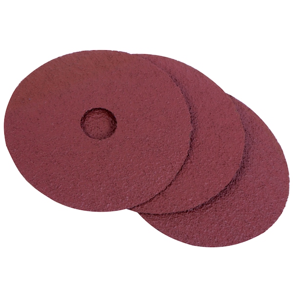 Shark Industries 4.5" Discos de fibra de resina - A/O 36 Granos - 3 Pq - 12814