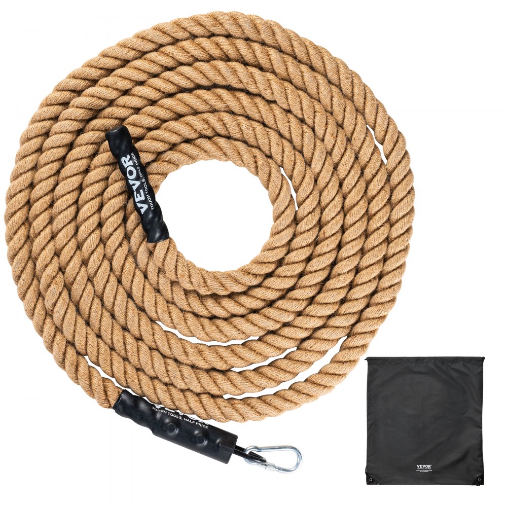 VEVOR 1.5"x20FT Gym Climbing Rope Fitness Strength Training Rope Home Exercise - ZYPYSZHM20YCUAKDWV0