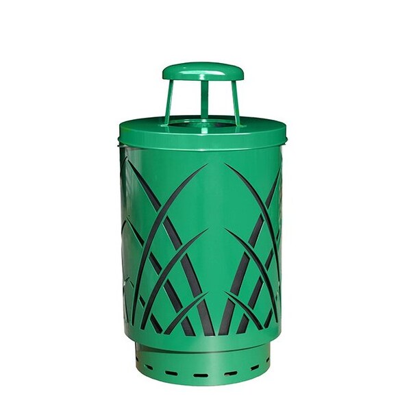 Witt Industries 35 gal Round Blue, Metal - SC35P-02R-BS-FHH