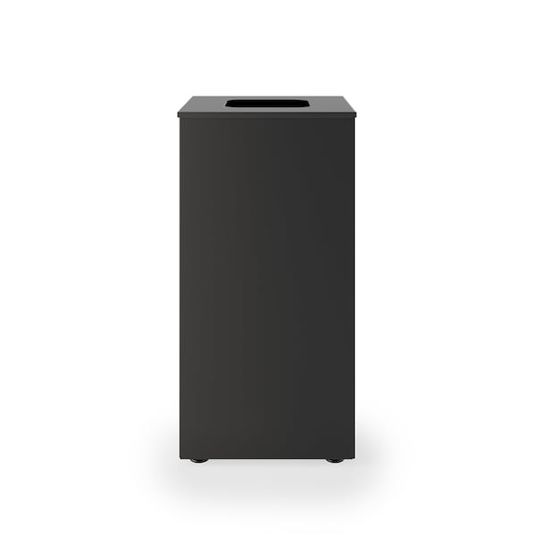 Suncast Commercial METAL 24 GALLON  SQUARE DECORATIVE TRASH CAN - MTCSQ240