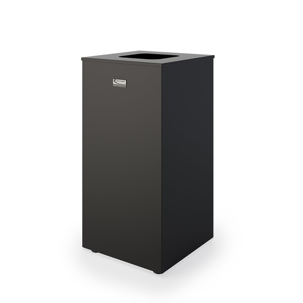 Suncast Commercial METAL 24 GALLON  SQUARE DECORATIVE TRASH CAN - MTCSQ240
