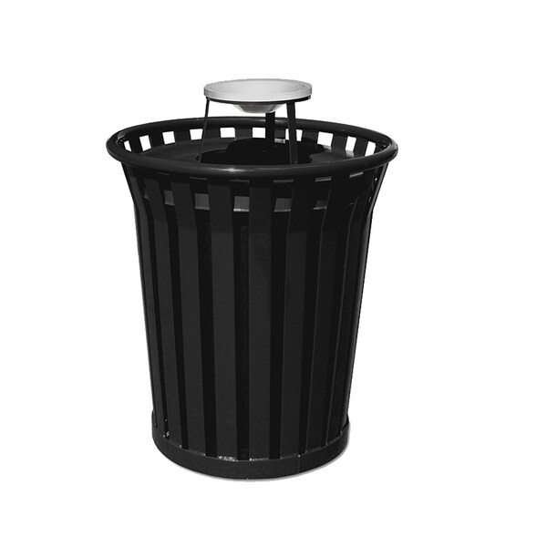 Witt Industries 36 gal Round Black, Metal - WC3600-AT-BK