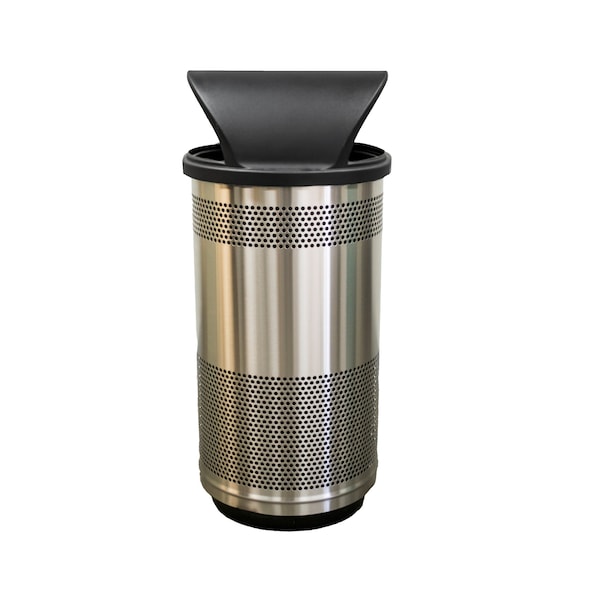 Witt Industries 35 gal Round Stainless Steel, Stainless Steel - SC35P-01-SS-HT