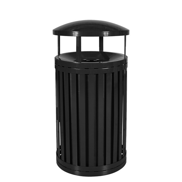 Ex-Cell Kaiser 45-Gal. Receptacle W/ Canopy - Black Gloss - SCTP-40 D ND BLK