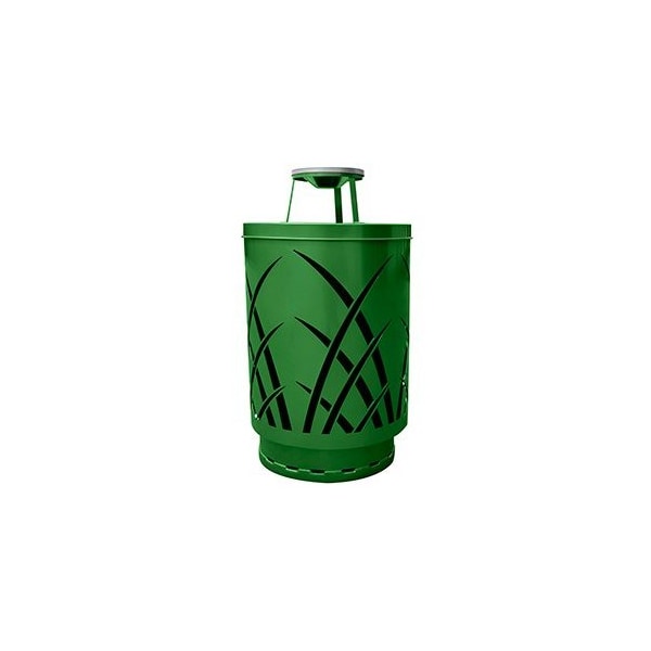 Witt Industries 40 gal Round Green, Metal - SAW40P-AT-GN