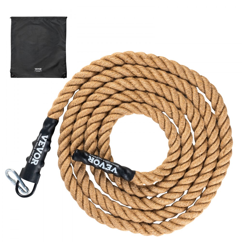 VEVOR 1.5"x30FT Gym Climbing Rope Fitness Strength Training Rope Home Exercise - ZYPYSZHM15YCSKX8NV0