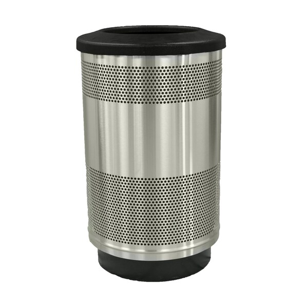 Witt Industries 55 gal Round Stainless Steel, Stainless Steel - SC55P-01-SS-FT