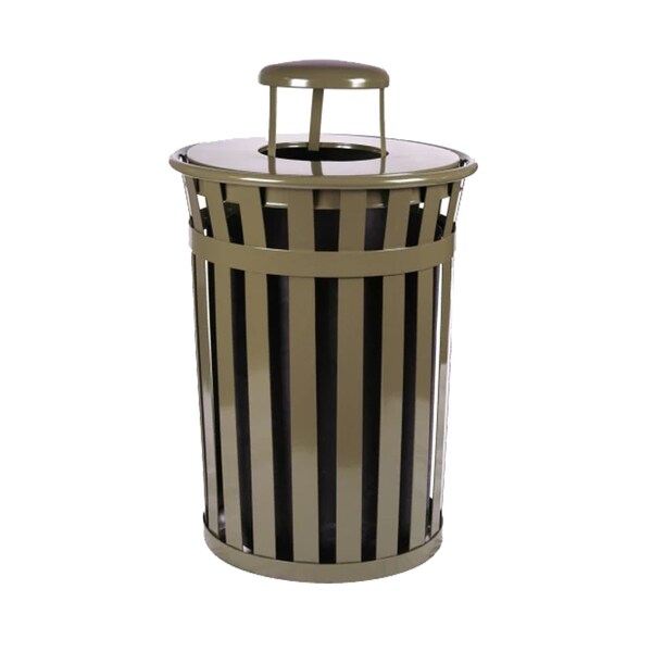 Witt Industries 50 gal Round Brown, Metal - M5001-RC-BN
