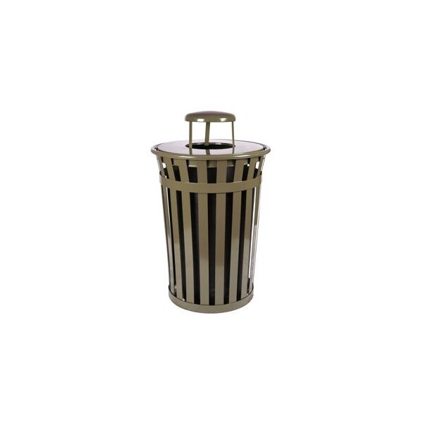 Witt Industries 36 gal Round Brown, Metal - M3601-RC-BN