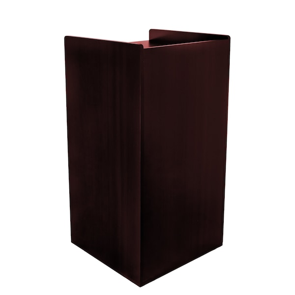 Alpine Industries Trash Can, Mahogny, MFC Melamine - ALP476-MA