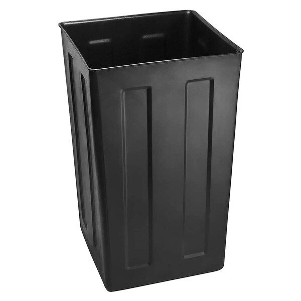 Alpine Industries 40 gal Trash Can, Gray, Rolled Plate/Stone - ALP471-40-GRYS