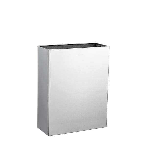 Alpine Industries Stainless Steel Surface-Mounted Bathroom Waste Receptacle - ALP491-MK