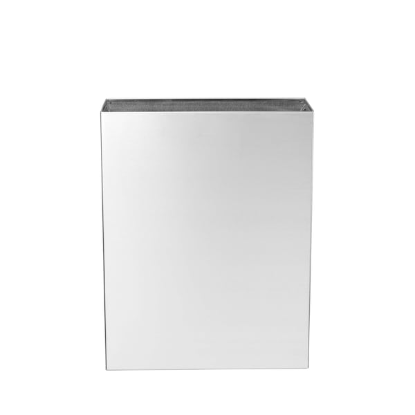 Alpine Industries Stainless Steel Surface-Mounted Bathroom Waste Receptacle - ALP491-MK