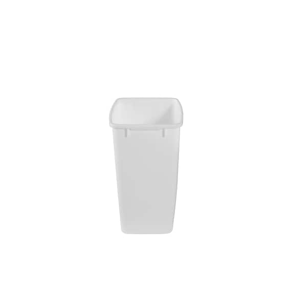 Rubbermaid 9 gal RubbermaidÂ® Indoor White Wastebasket, 9 gal., White, Plastic - FG2806TPWHT