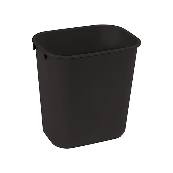 Rubbermaid Rubbermaid Office Trash Can - 3 Gallon, Black - BUY00018056