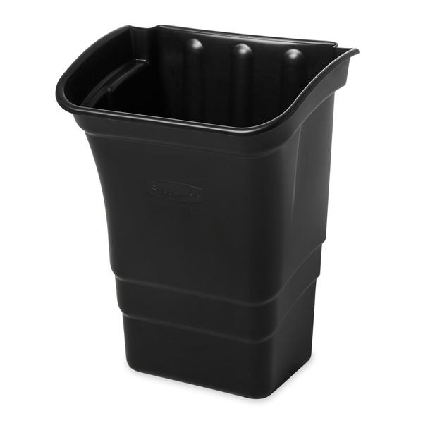 Rubbermaid Commercial 8 gal Trash Can, Black, Plastic - FG335388BLA