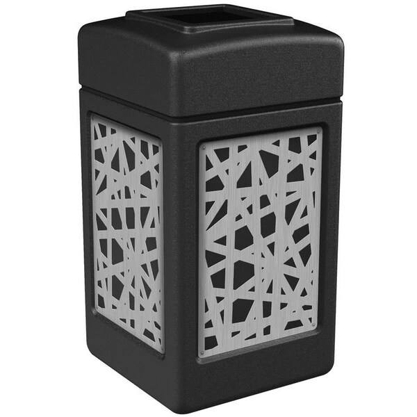Homecare Products 42 gal Intermingle Stainless Steel Panel, Black - HO989173