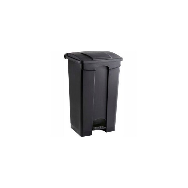 Safco Safco Plastic Step-On Receptacle- 23 Gallon Black - 9923BL - 9923BL