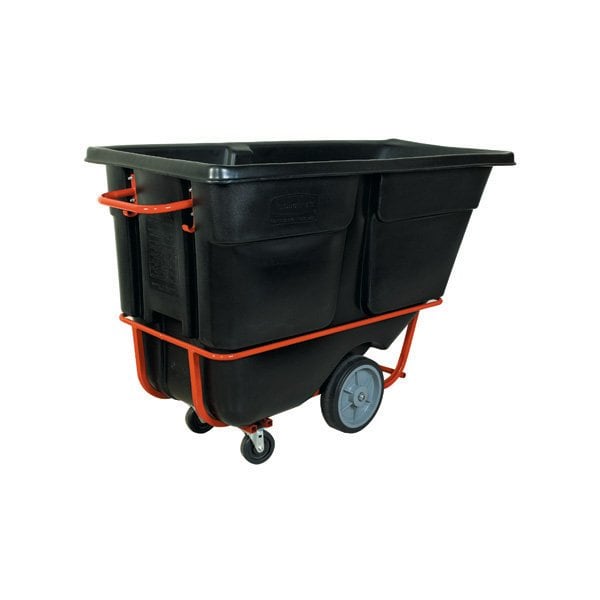 Rubbermaid Rubbermaid 1-1/2 Cubic Yard - Black Standard Grade Tilt Truck - BUY00029397