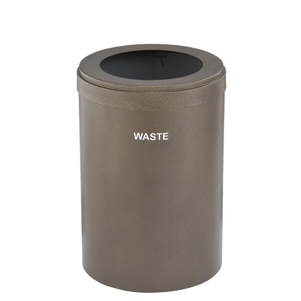 Glaro 16 gal Trash Can, Bronze Vein - W-2032BV-BV-W4