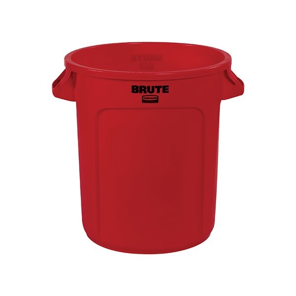 Rubbermaid Rubbermaid Brute Trash Can - 10 Gallon, Red - BUY00030841