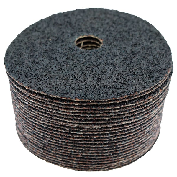 Discos de Fibra de Resina de Circonia de 4" de Shark Industries 80 Granos - 3 Pz - 40800Z-3