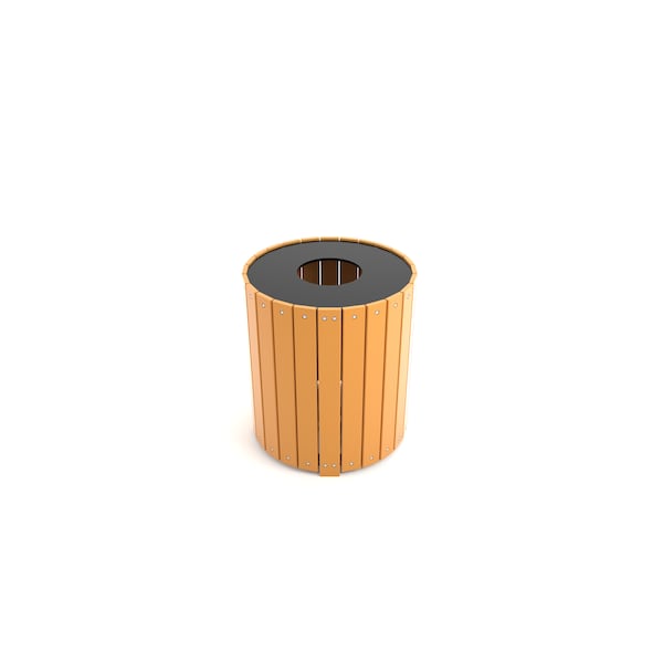 Frog Furnishings 32 gal Round Trash Can - PB 32RCED