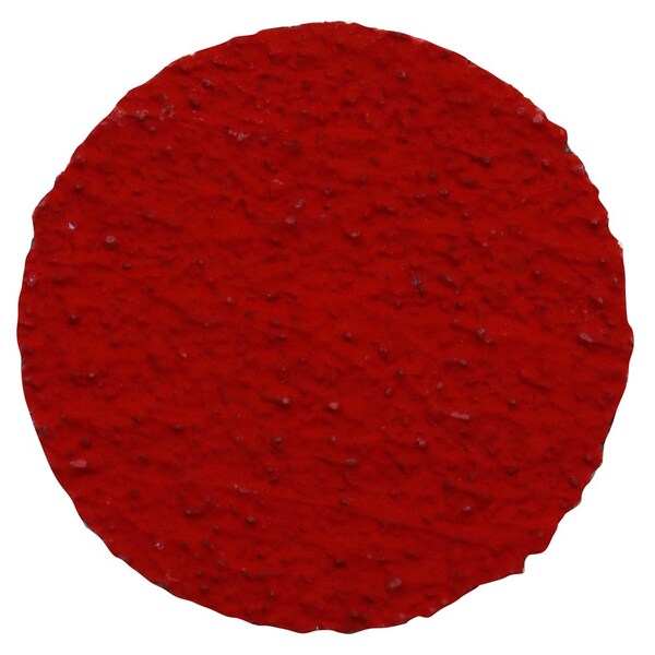 Discos de molienda de cerámica roja de 3" Shark Industries Rolock con grano 80 - Paquete de 25 - 12632