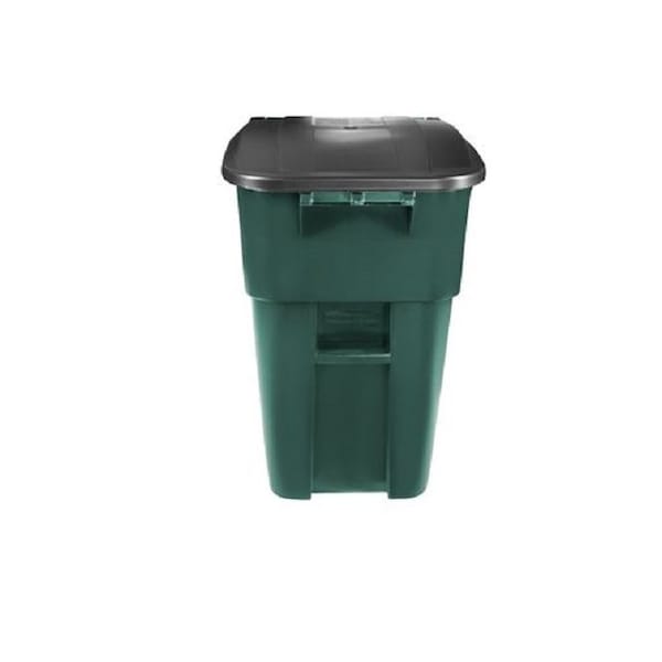Rubbermaid Commercial 50 gal Trash Can, Green - 1829411