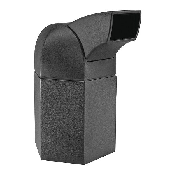 Commercial Zone Products 45 gal Trash Can, Black - 73800199