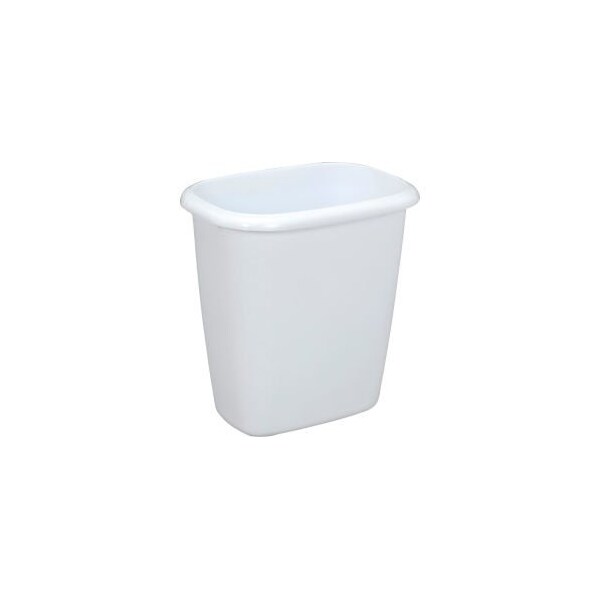 Rubbermaid Rubbermaid Vanity Wastebasket 2958 14 Quart, White - FG295800WHT