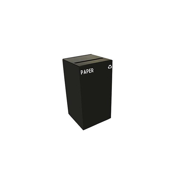 Witt Industries 28 gal Square Charcoal, Metal - 28GC02-CB