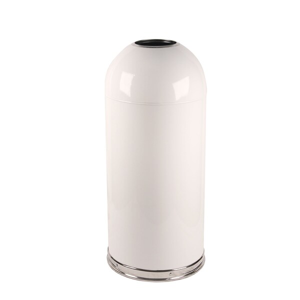 Witt Industries 15 gal Round White, Metal - 415DTWH